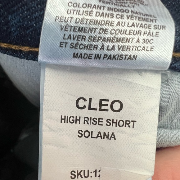 NWOT DL1961 Cleo Solana High Rise Shorts - Picture 6 of 7